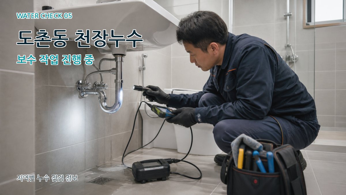 도촌동 누수공사 누수탐지 이미지