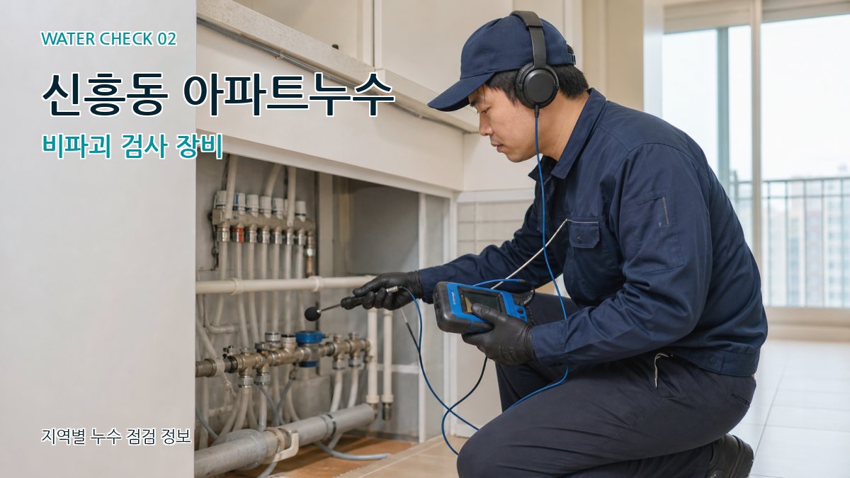 신흥동 화장실누수 누수탐지 이미지