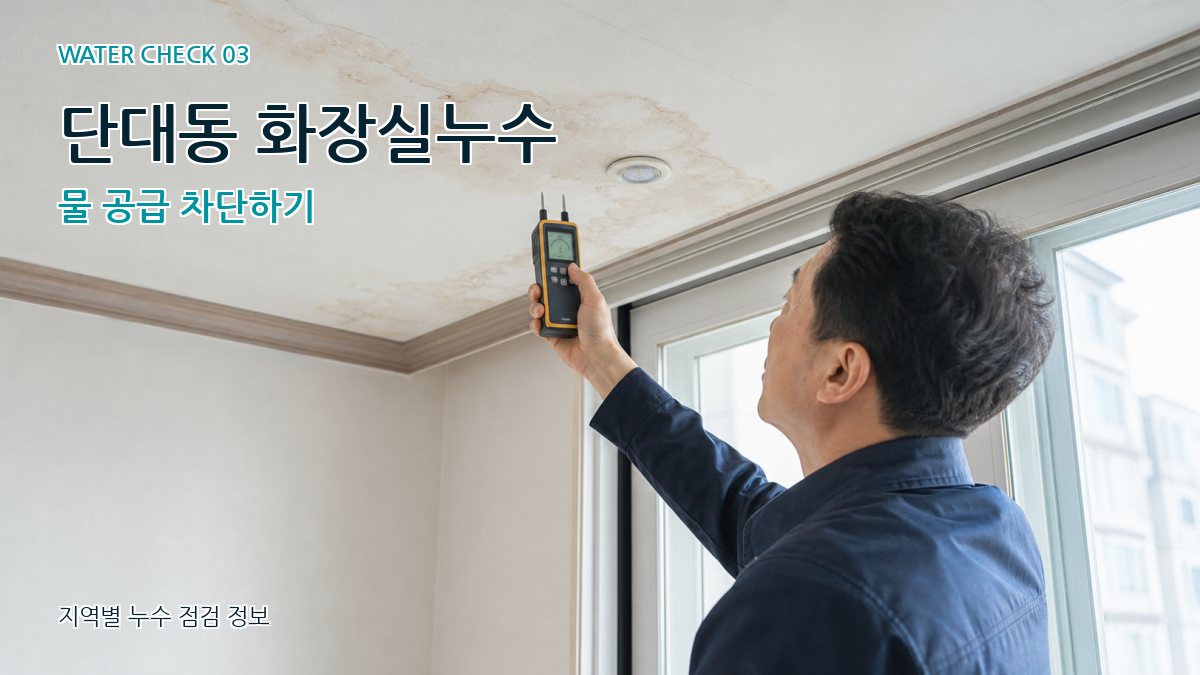 단대동 천장누수 누수탐지 이미지