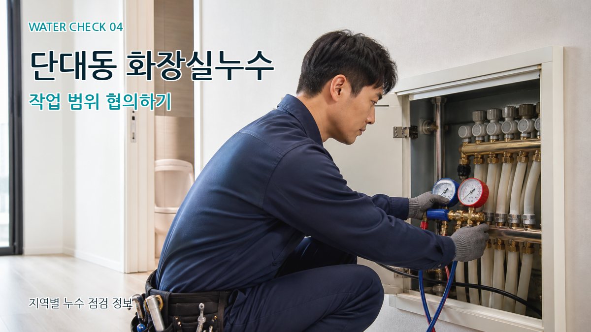 단대동 누수탐지 누수탐지 이미지