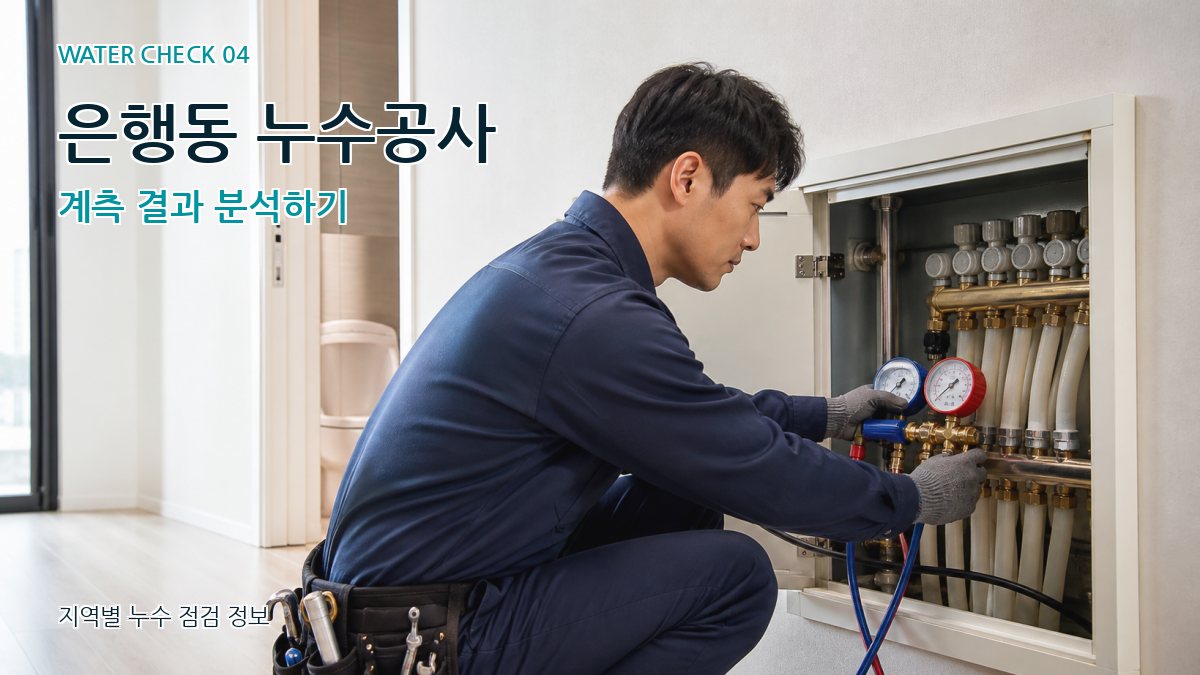 은행동 누수탐지 누수탐지 이미지