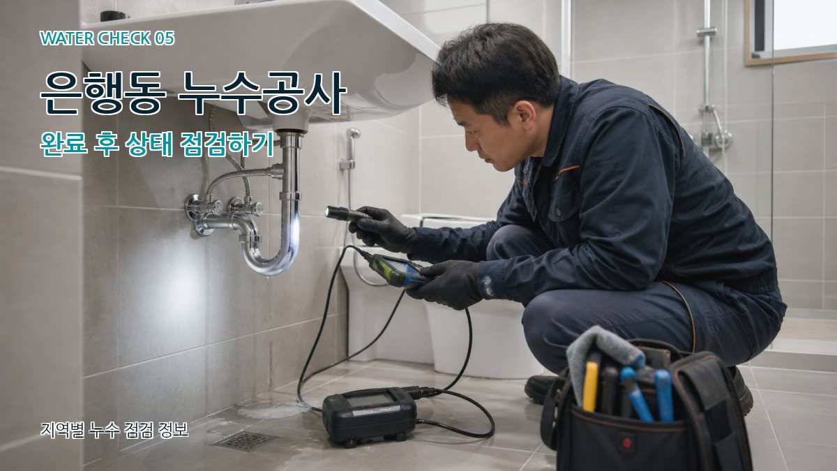 은행동 누수공사 누수탐지 이미지
