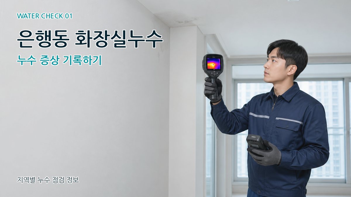 은행동 아파트누수 누수탐지 이미지