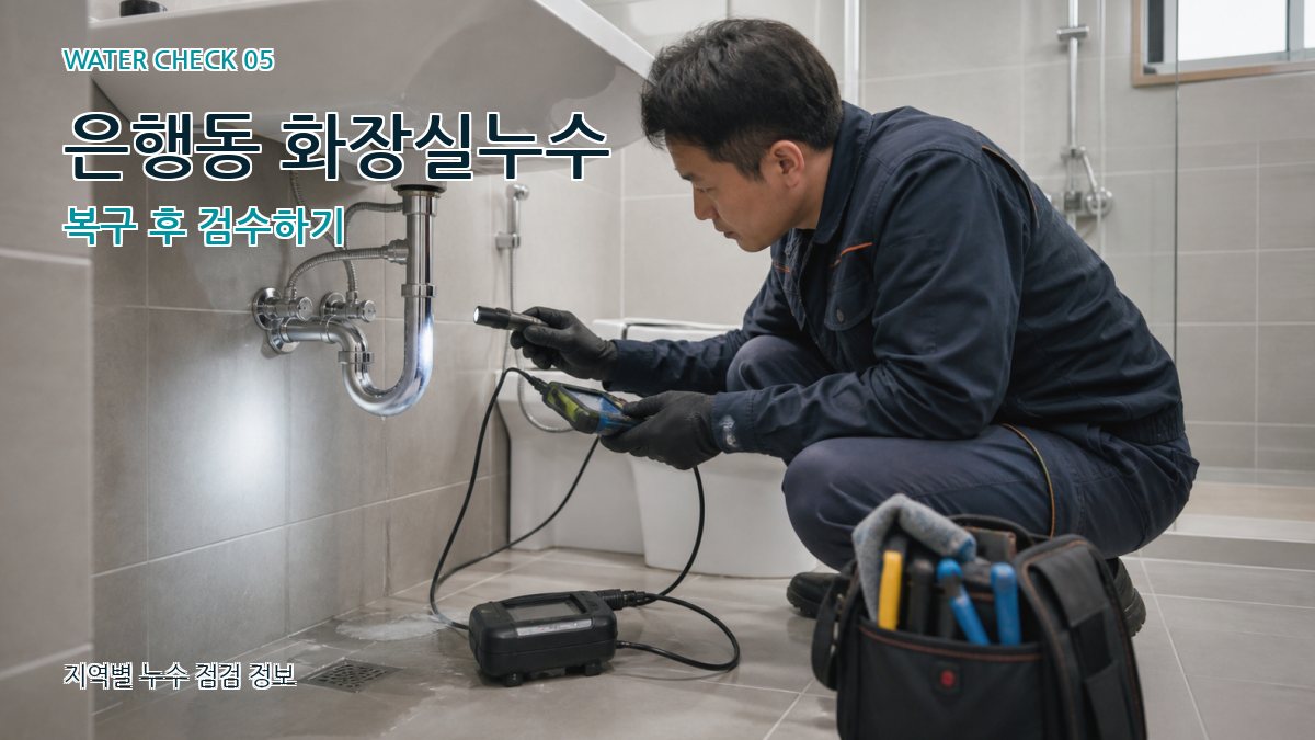 은행동 누수공사 누수탐지 이미지