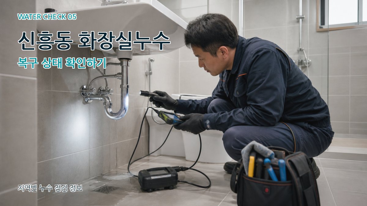 신흥동 누수공사 누수탐지 이미지