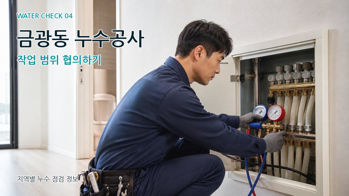 금광동 누수탐지 누수탐지 이미지