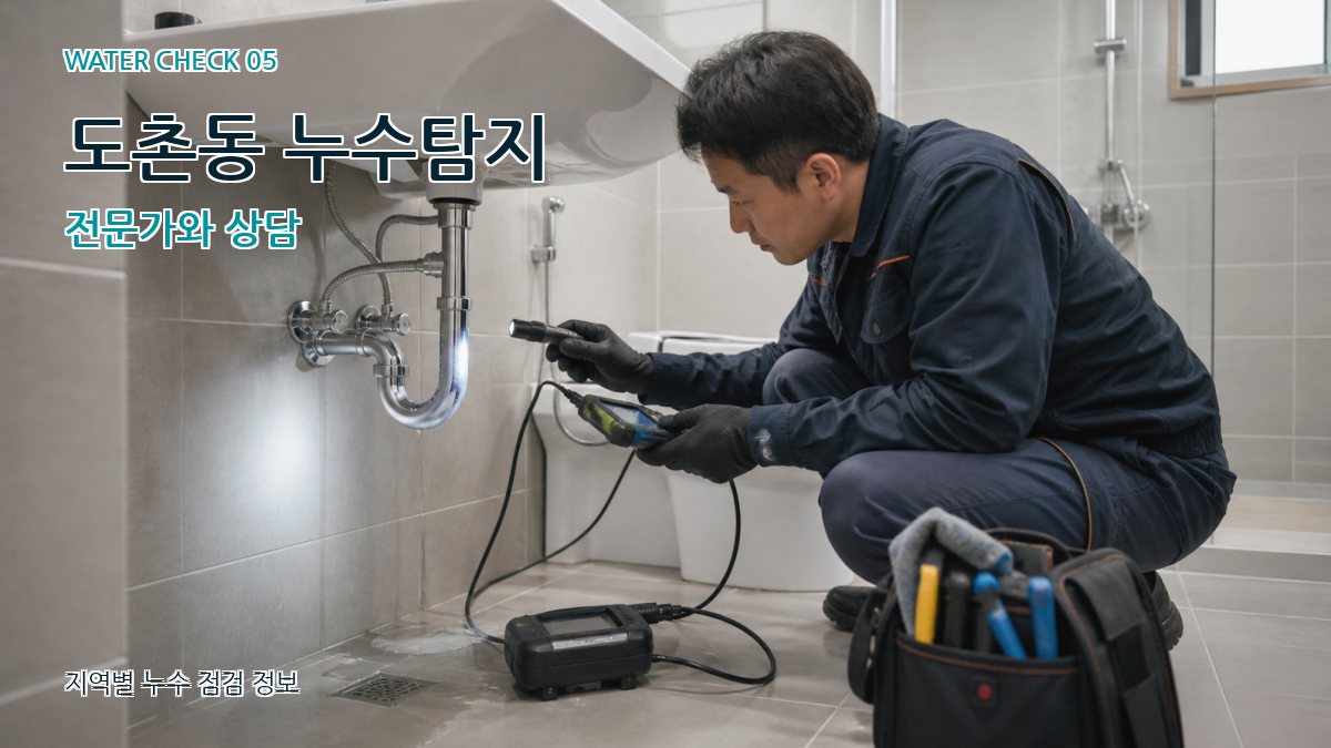 도촌동 누수공사 누수탐지 이미지