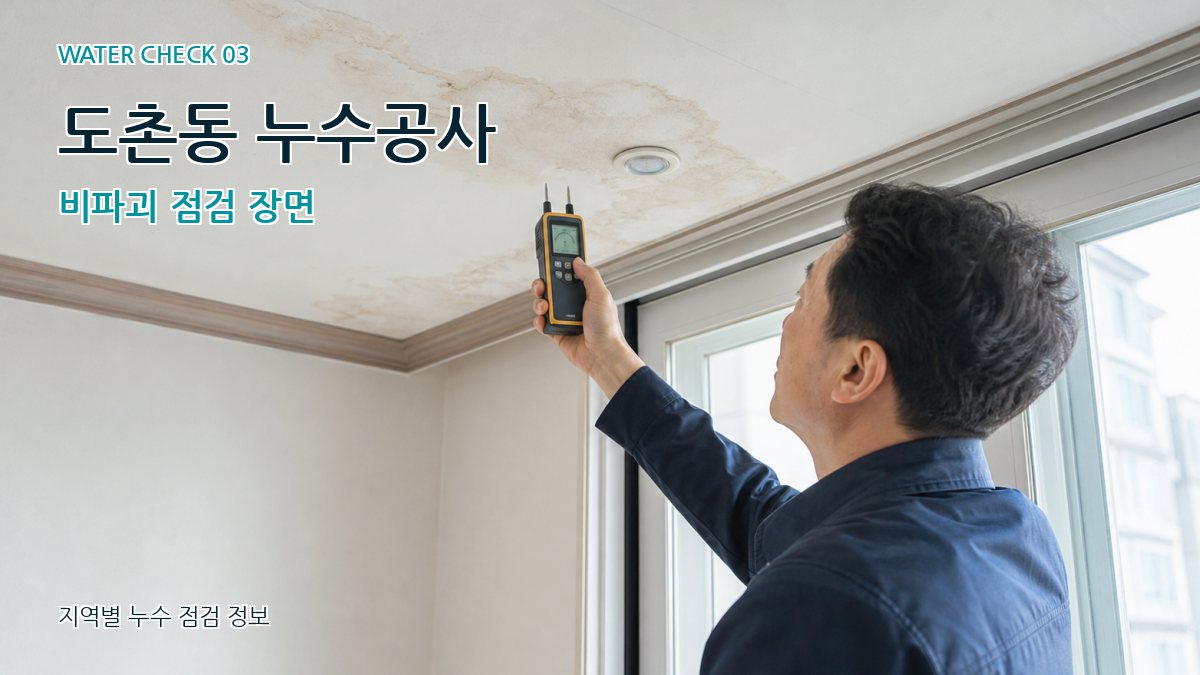 도촌동 천장누수 누수탐지 이미지