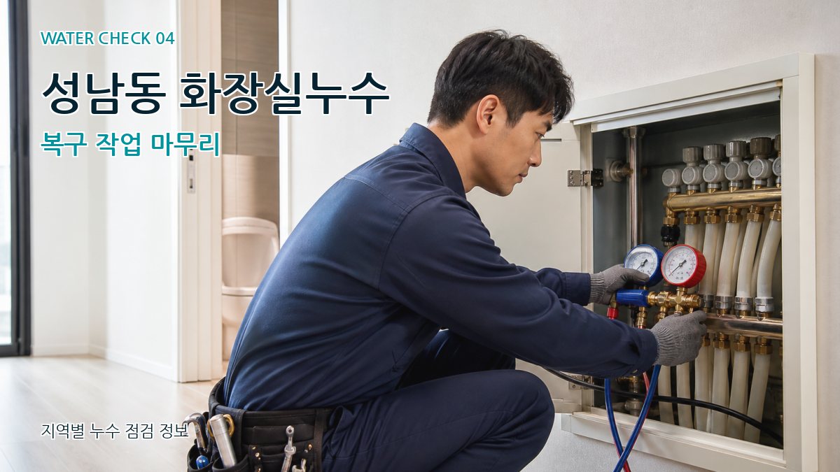 성남동 누수탐지 누수탐지 이미지