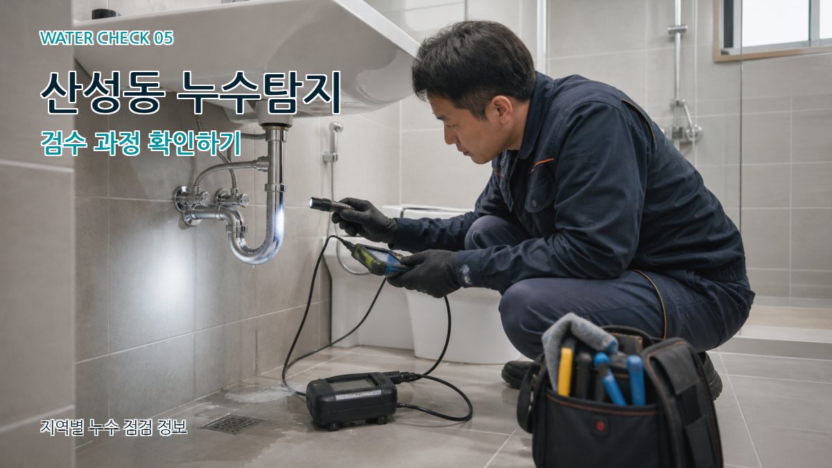 산성동 누수공사 누수탐지 이미지