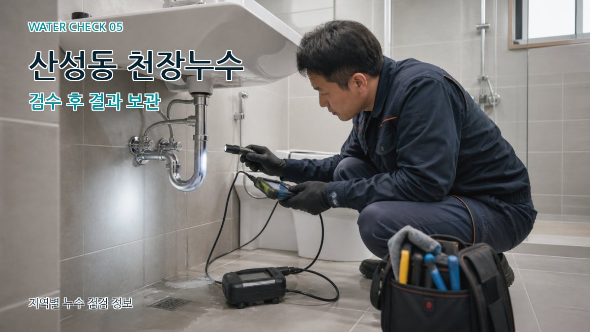 산성동 누수공사 누수탐지 이미지