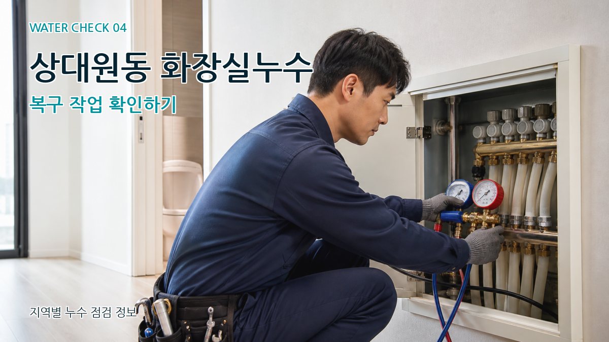 상대원동 누수탐지 누수탐지 이미지