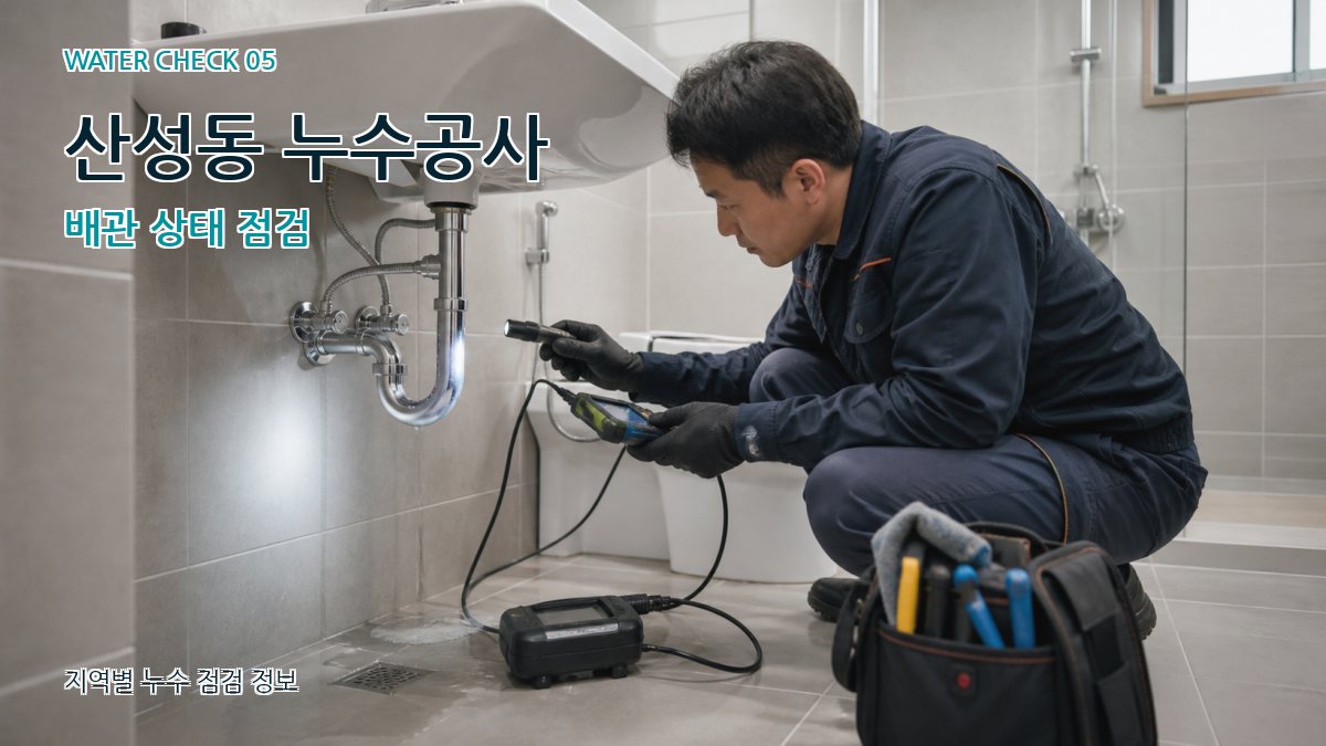 산성동 누수공사 누수탐지 이미지