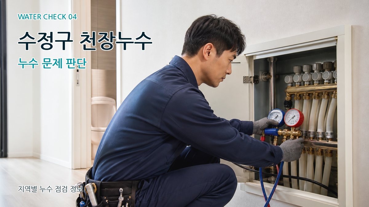 수정구 누수탐지 누수탐지 이미지