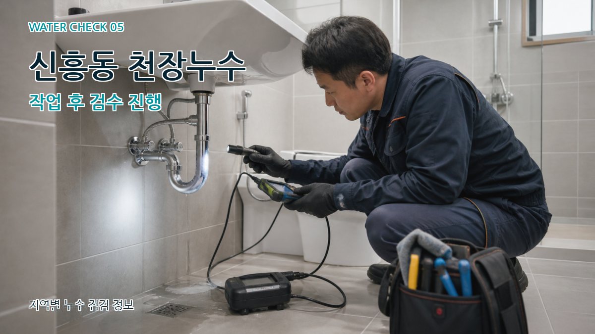 신흥동 누수공사 누수탐지 이미지