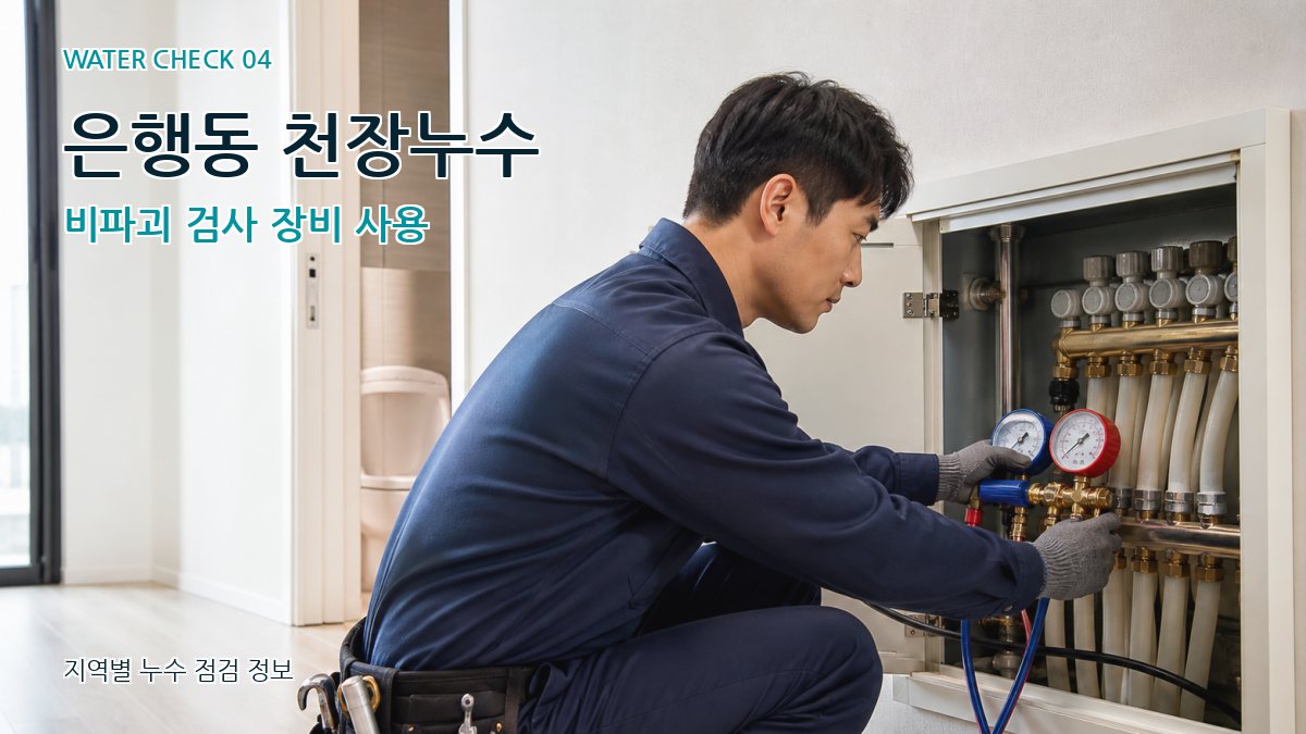 은행동 누수탐지 누수탐지 이미지