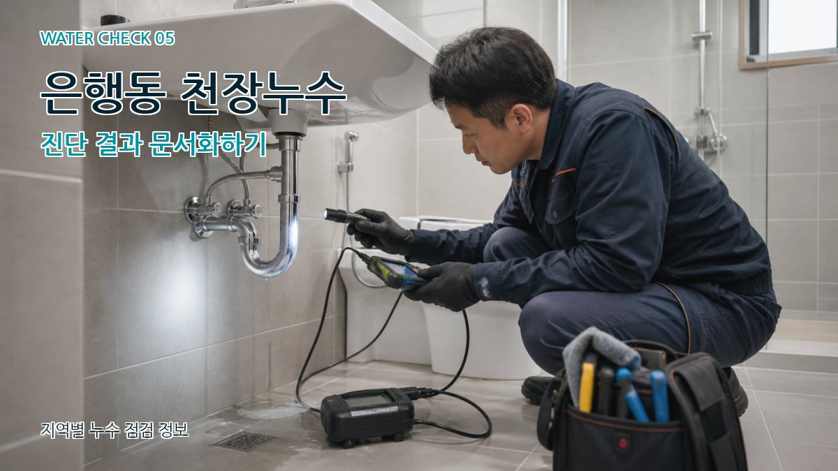 은행동 누수공사 누수탐지 이미지