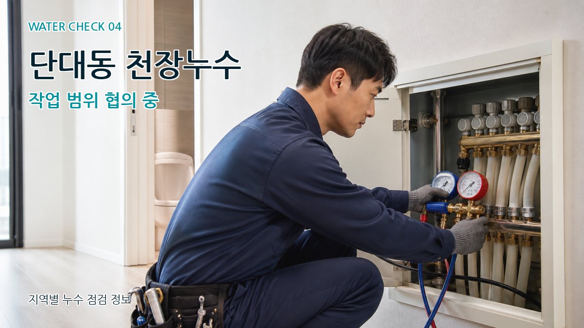 단대동 누수탐지 누수탐지 이미지