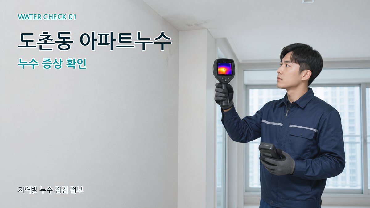 도촌동 아파트누수 누수탐지 이미지