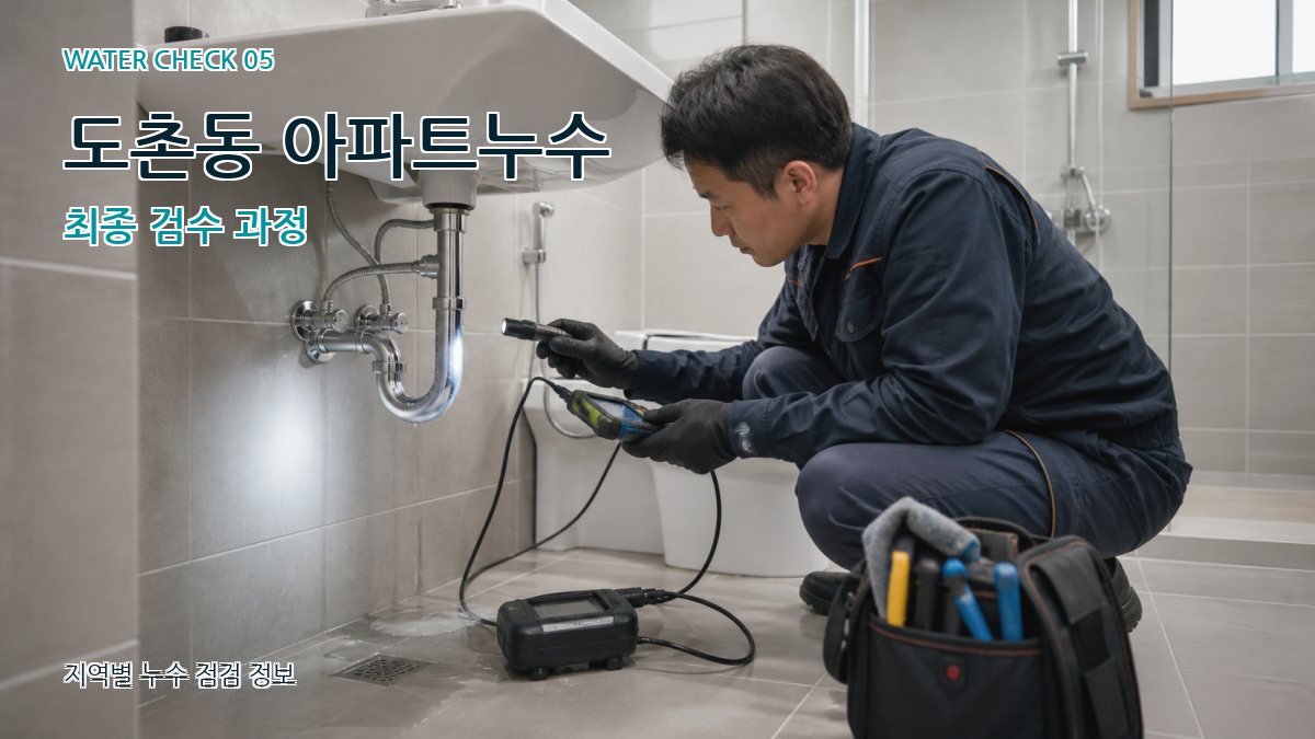 도촌동 누수공사 누수탐지 이미지