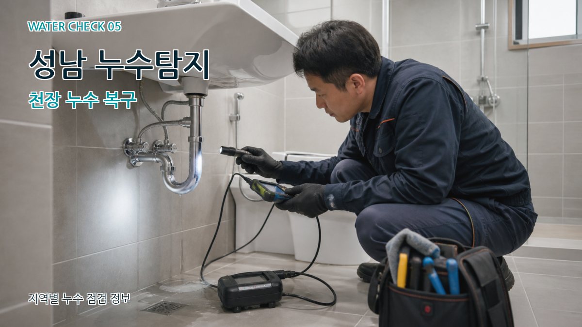 분당구 누수공사 누수탐지 이미지