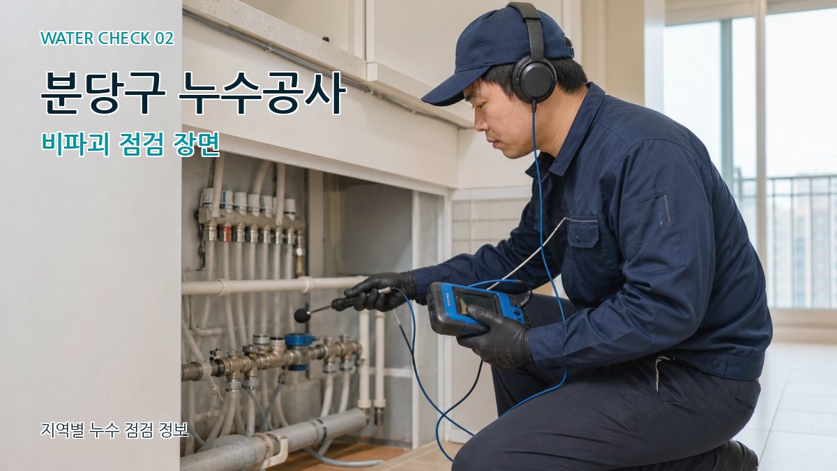 분당구 화장실누수 누수탐지 이미지