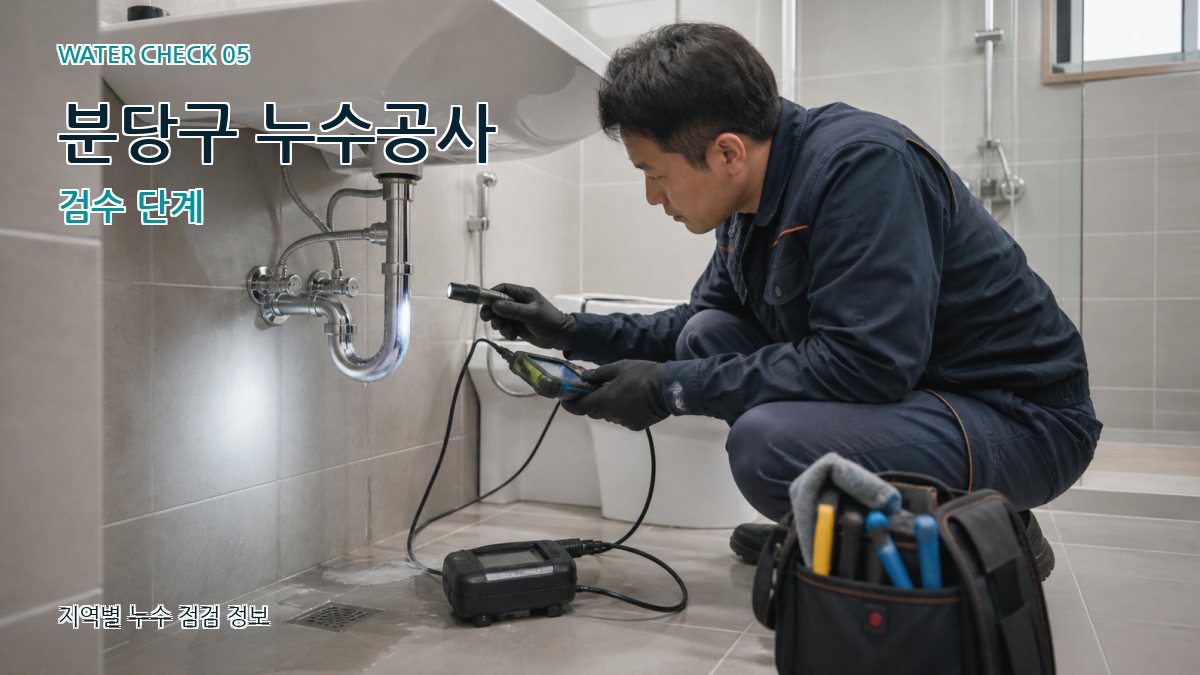 분당구 누수공사 누수탐지 이미지