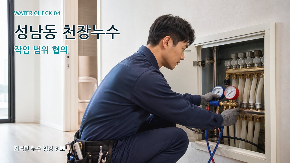 성남동 누수탐지 누수탐지 이미지