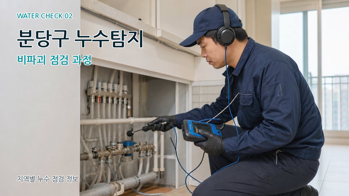분당구 화장실누수 누수탐지 이미지