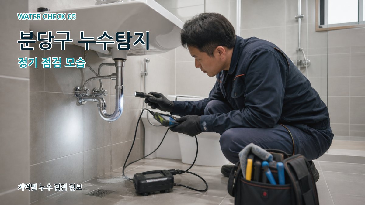 분당구 누수공사 누수탐지 이미지