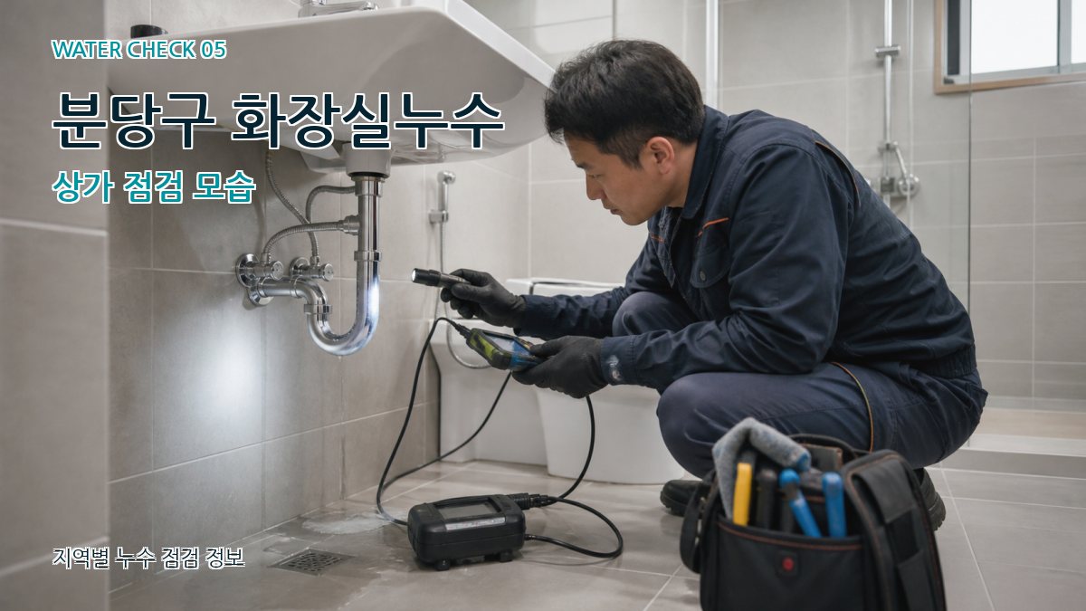 분당구 누수공사 누수탐지 이미지