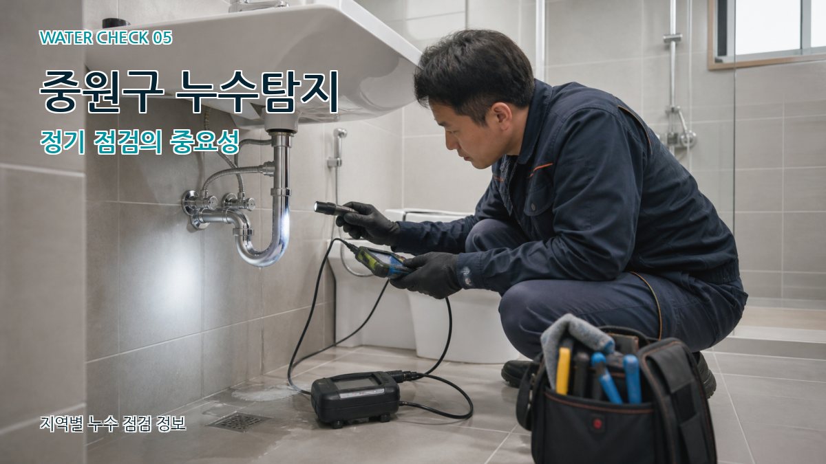 중원구 누수공사 누수탐지 이미지