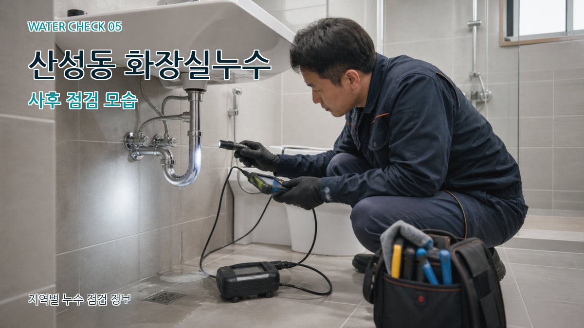 산성동 누수공사 누수탐지 이미지